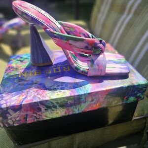 Cape Robbin Multicolor Heeled Sandals